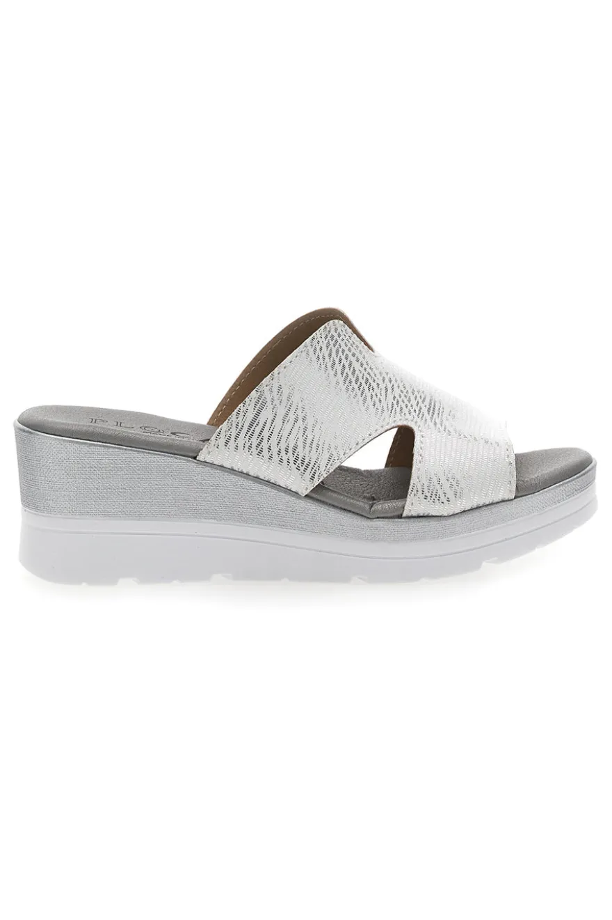Ciabatte Bianche Con Platform Plocadi 11071242