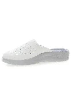 Ciabatte Bianche con Sottopiede in Pelle INBLU 33 RH