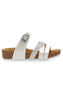 Ciabatte Bianche Con Sottopiede in pelle Pittarello Eco 293A410