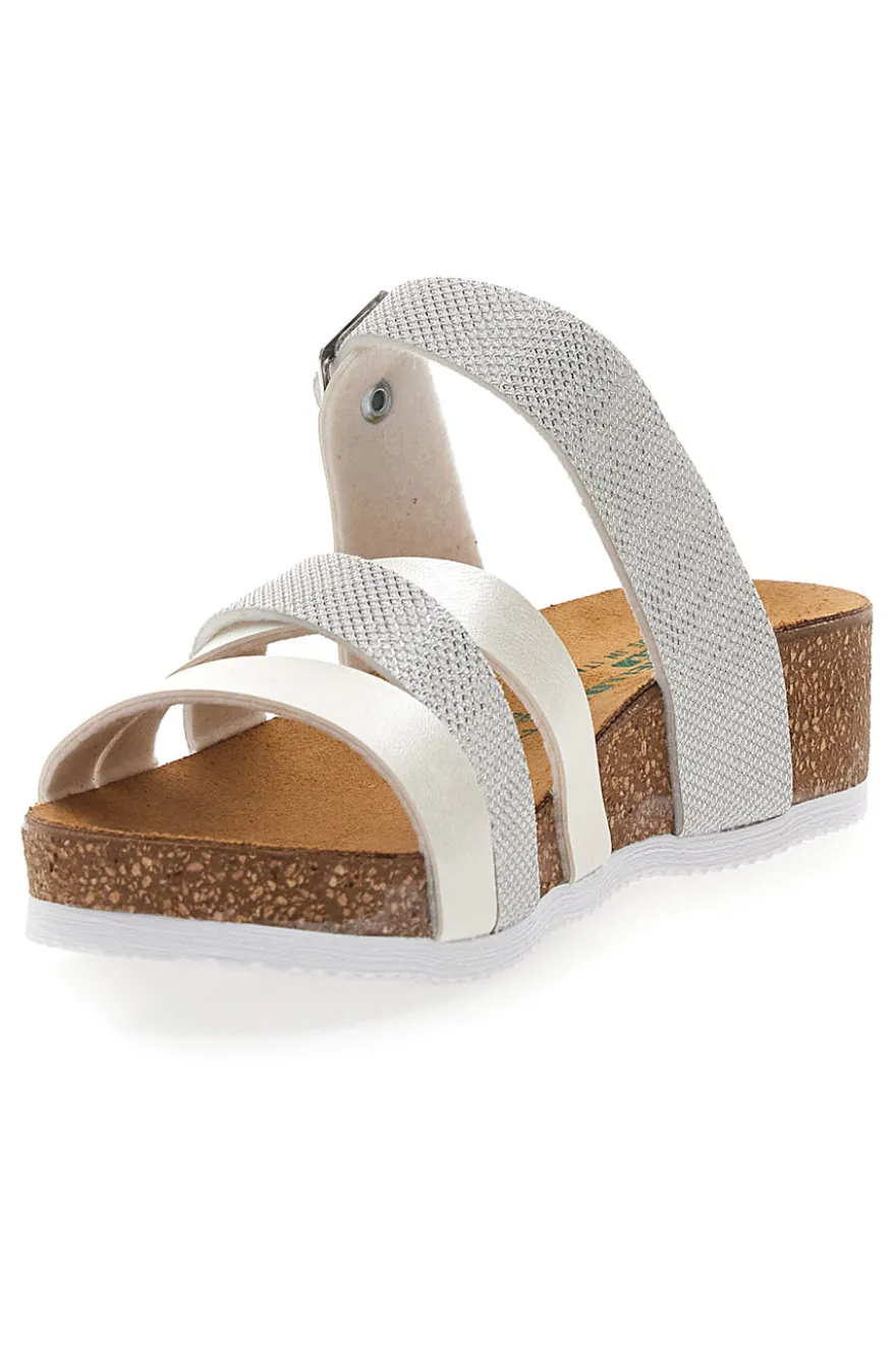 Ciabatte Bianche Con Sottopiede in pelle Pittarello Eco 293A410