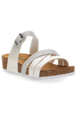 Ciabatte Bianche Con Sottopiede in pelle Pittarello Eco 293A410