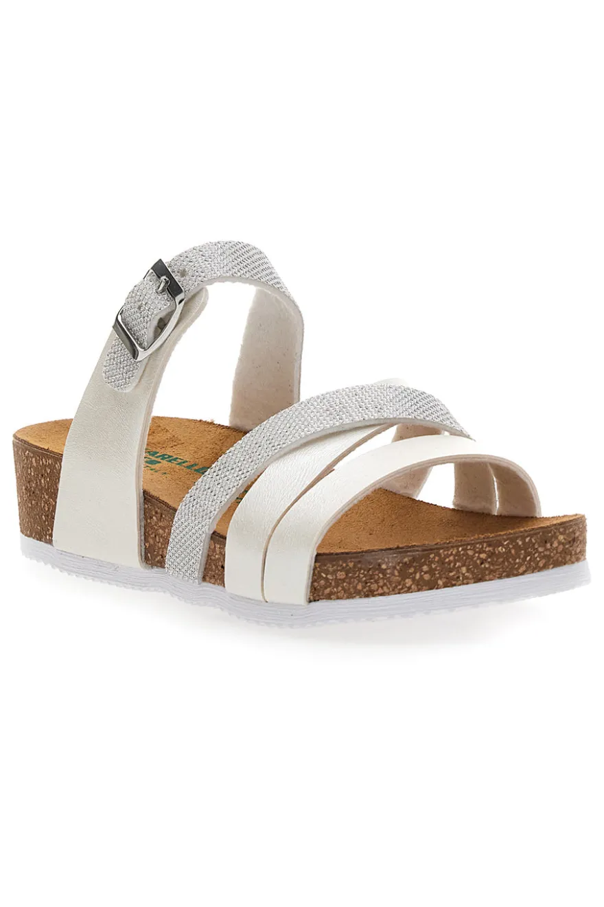 Ciabatte Bianche Con Sottopiede in pelle Pittarello Eco 293A410