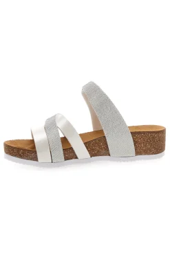 Ciabatte Bianche Con Sottopiede in pelle Pittarello Eco 293A410