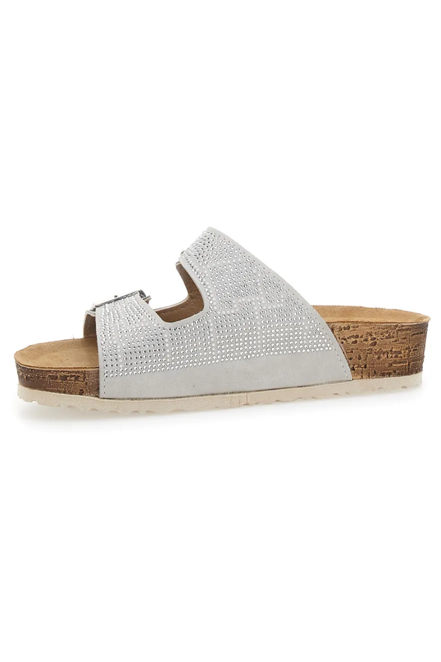Ciabatte Bianche Con Strass Inblu 37 Nm
