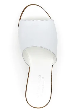 Ciabatte Bianche Con Zeppa con Fascia in Pelle PITTARELLO 28004525