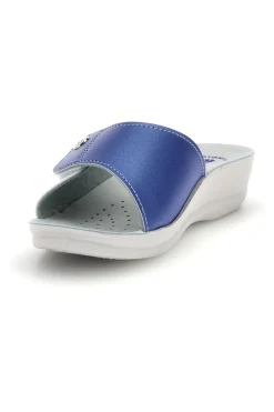 Ciabatte bianche e blu con fascia regolabile Inblu 61 VR