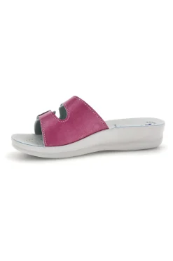 Ciabatte bianche e fucsia con doppia fibbia Inblu 62 VR