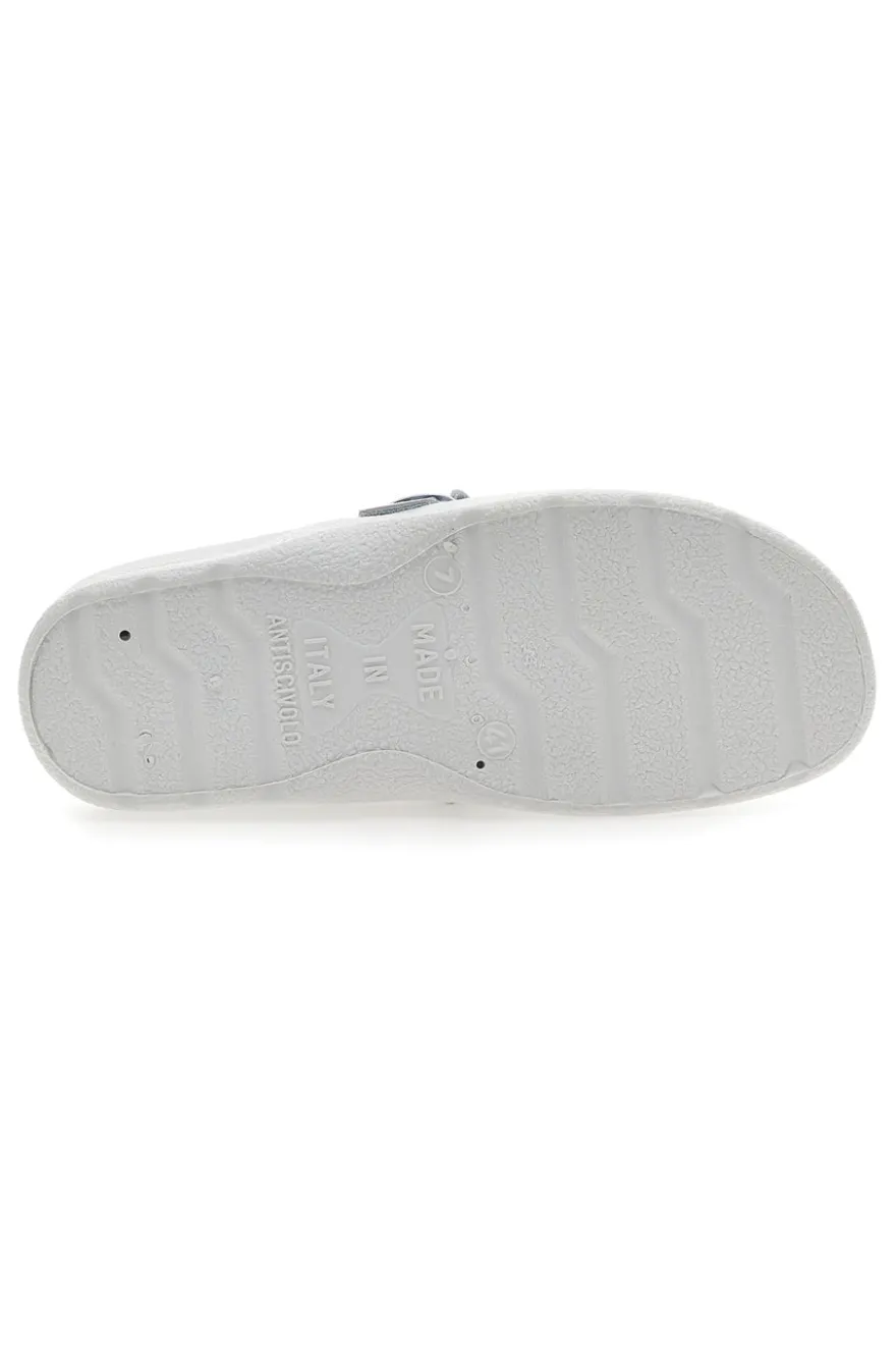 Ciabatte Bianche in Vera Pelle Bio Up 629