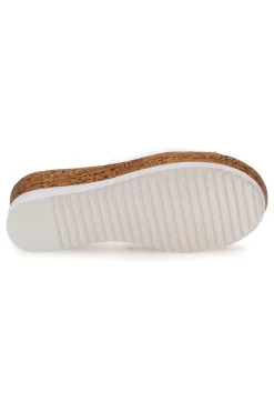 Ciabatte Bianchi con Fascia in Pelle Made in Italy PITTARELLO 233170428
