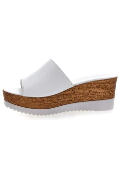 Ciabatte Bianchi con Fascia in Pelle Made in Italy PITTARELLO 233170428