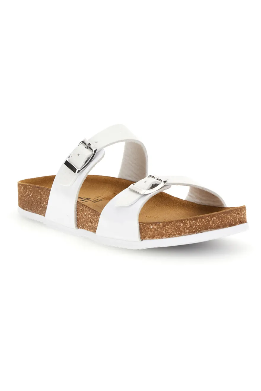 Ciabatte Bianco doppia fascia Pittarello tierra 335A006SR