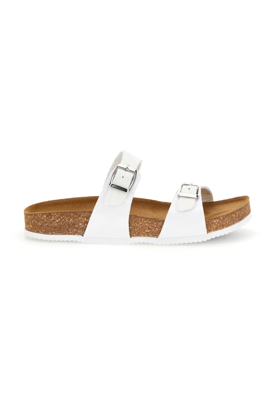 Ciabatte Bianco doppia fascia Pittarello tierra 335A006SR