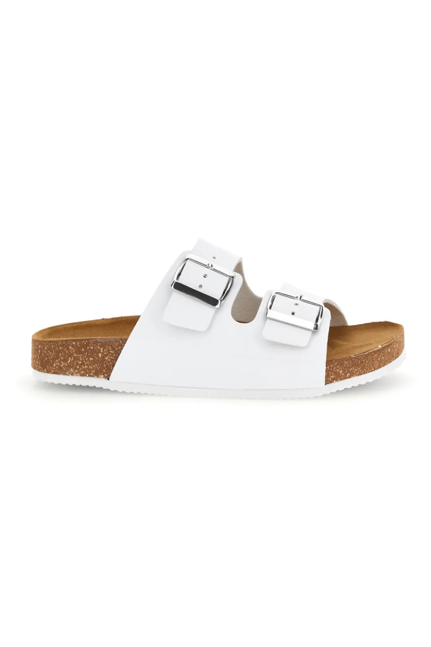 Ciabatte bianco sottopiede in vera pelle Pittarello tierra 335A20630SR