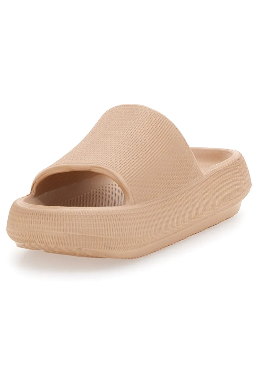 Ciabatte Biege Con Suola Chunky 2T2L 01