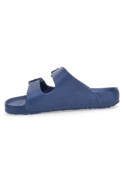 Ciabatte Blu Con Doppia Fibbia 2T2L 726