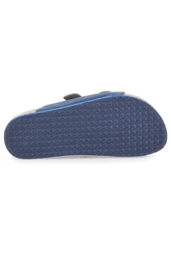 Ciabatte blu con doppia fibbia Pitt Kids 41701