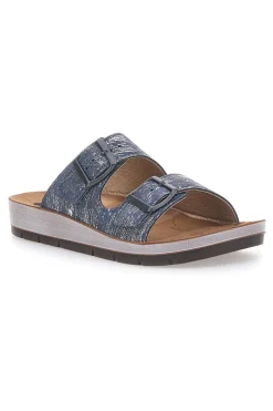 Ciabatte blu con doppia fibbia comfort Inblu 50 CP