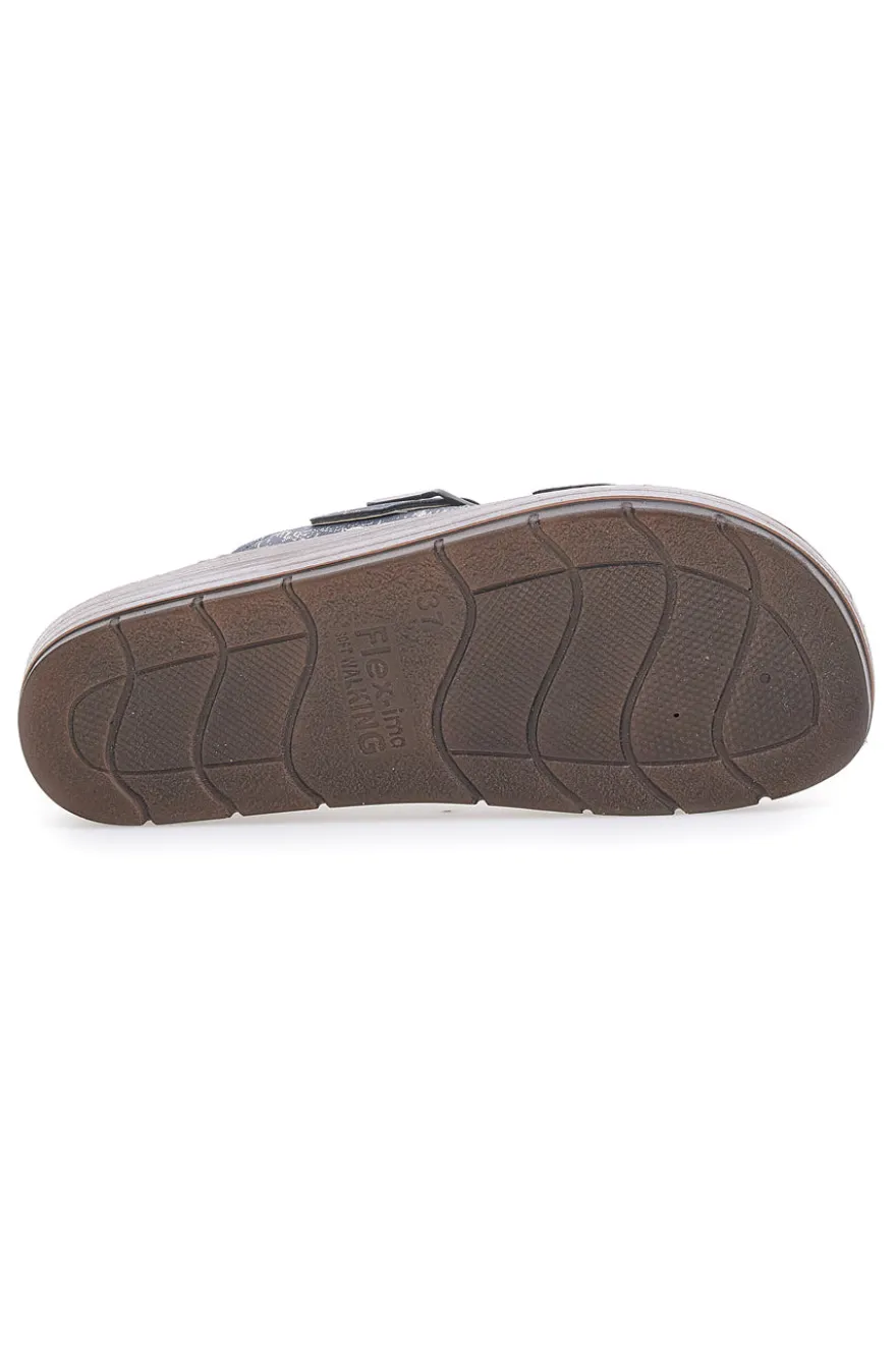 Ciabatte blu con doppia fibbia comfort Inblu 50 CP