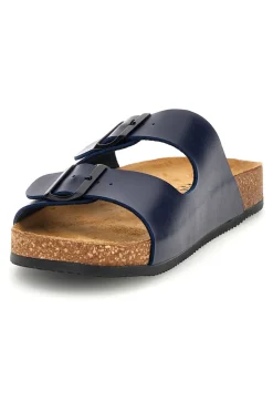 Ciabatte blu con doppia fibbia Pittarello Tierra 335A038SR