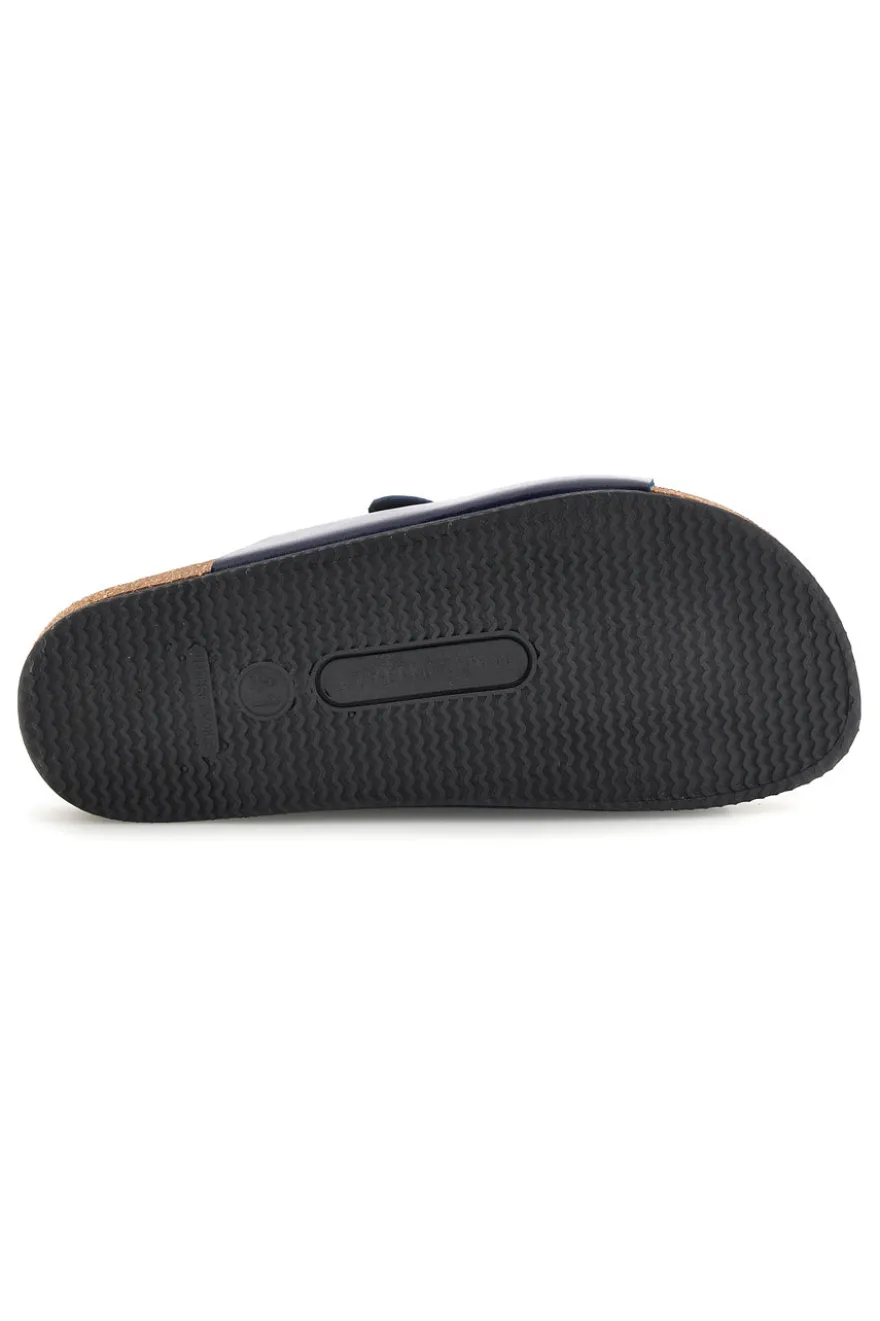 Ciabatte blu con doppia fibbia Pittarello Tierra 335A038SR