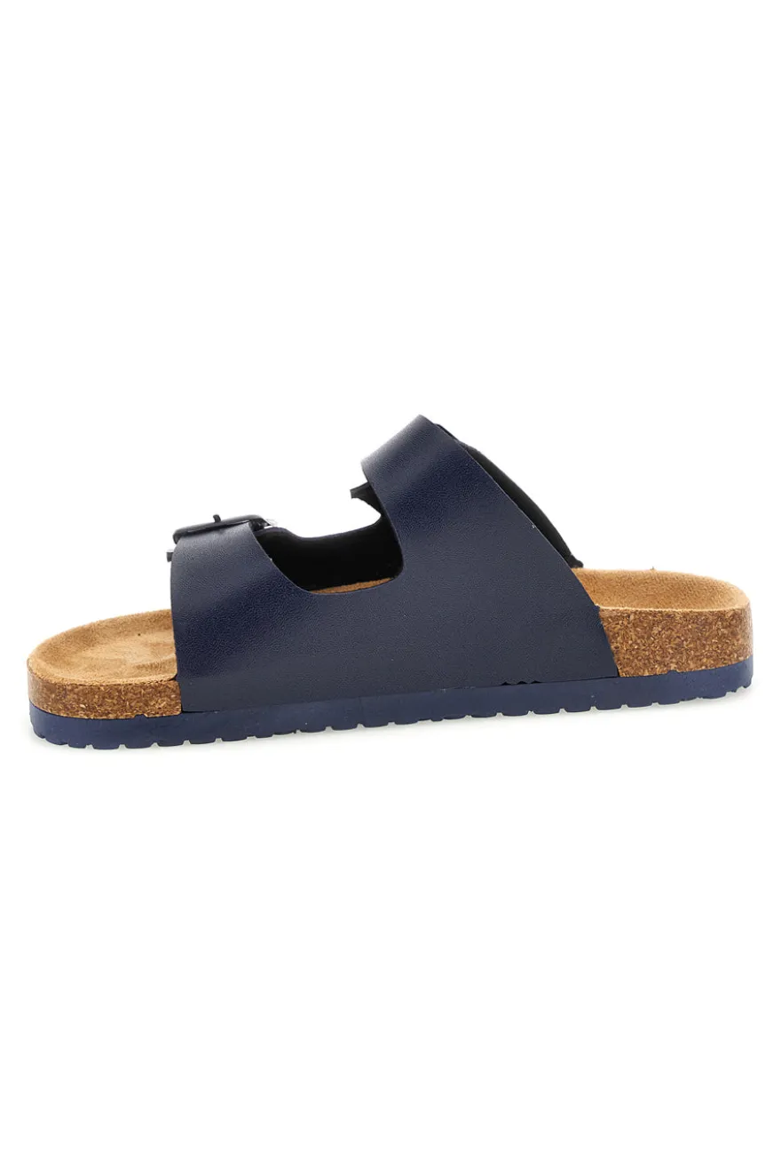 Ciabatte Blu con Doppia Fibbia Pitt kids 14606