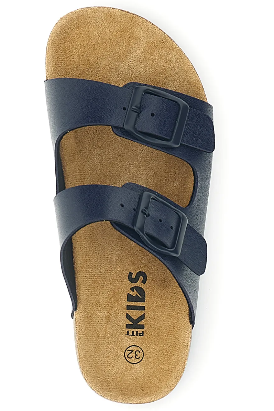Ciabatte Blu con Doppia Fibbia Pitt kids 14606