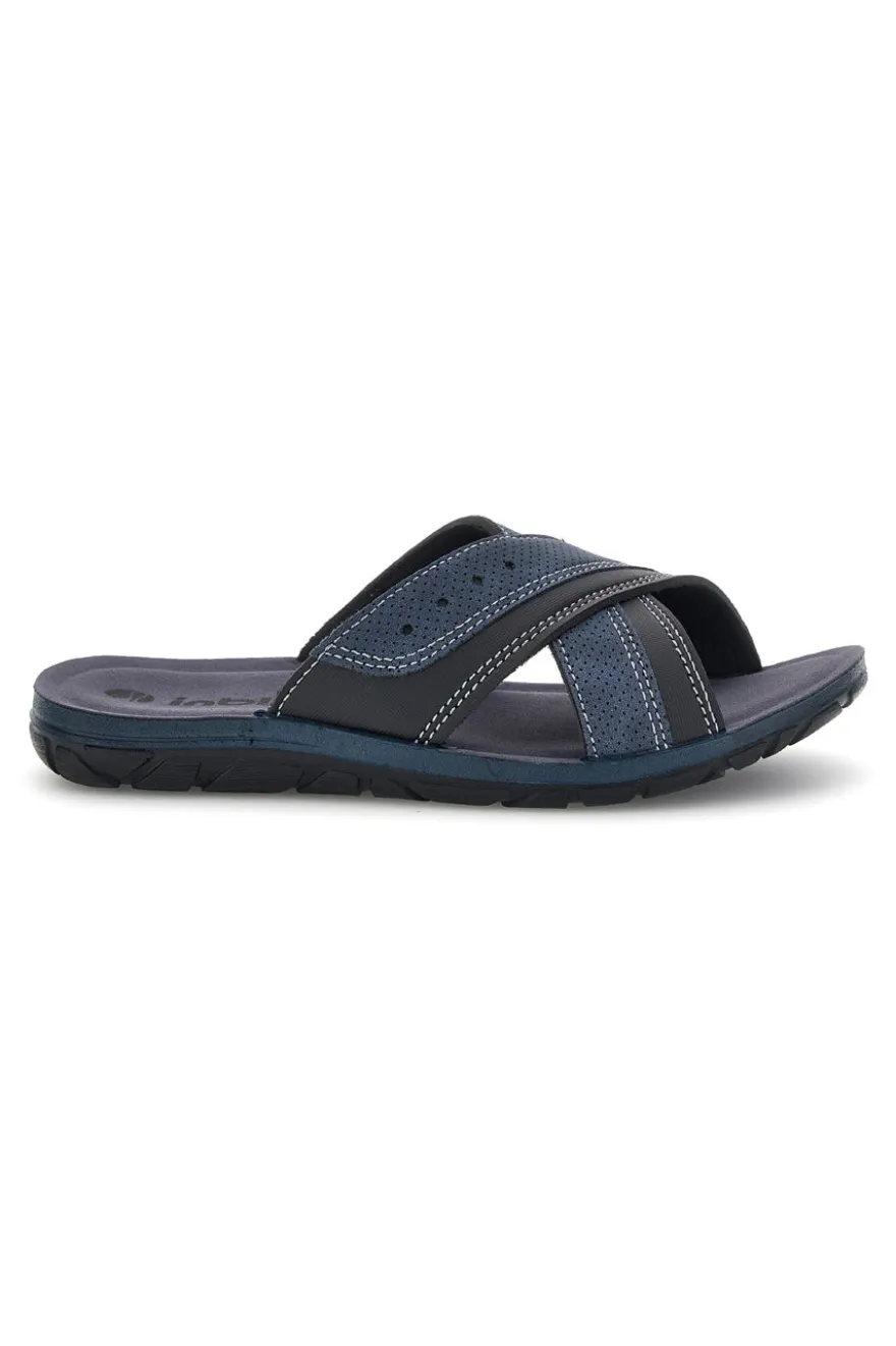 Ciabatte blu con fasce incrociate Inblu 14 VT