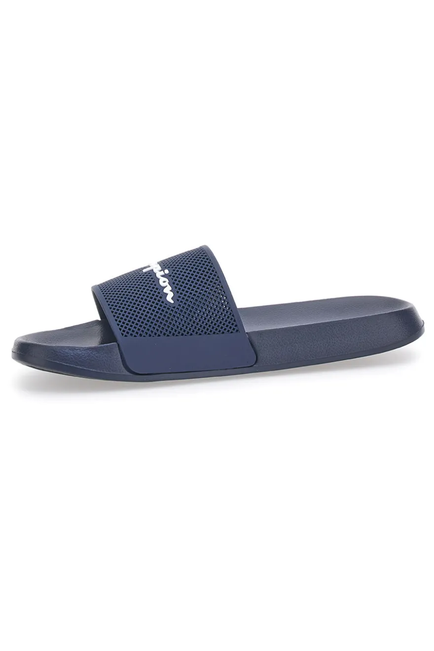 Ciabatte Blu Con Fascia Ampia Champion DTN21