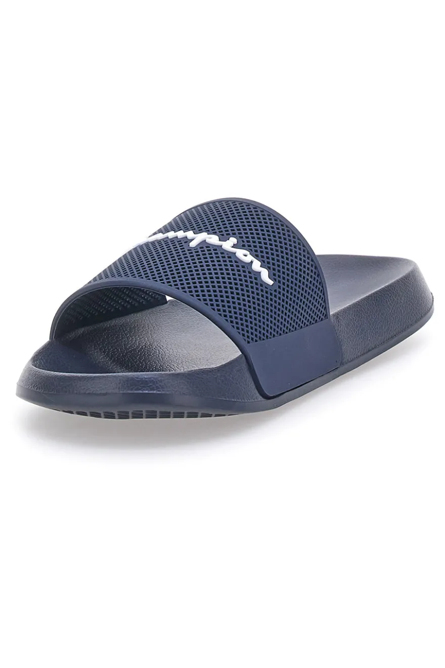 Ciabatte Blu Con Fascia Ampia Champion DTN21