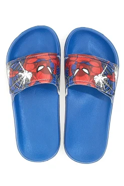 Ciabatte Blu con Fascia Regolabile in Velcro SPIDERMAN R1310446S