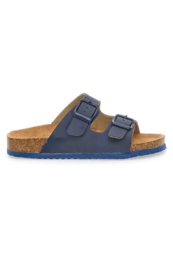 Ciabatte blu con fibbie regolabili Pitt Kids 41701