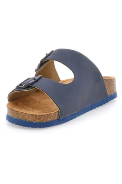 Ciabatte blu con fibbie regolabili Pitt Kids 41701