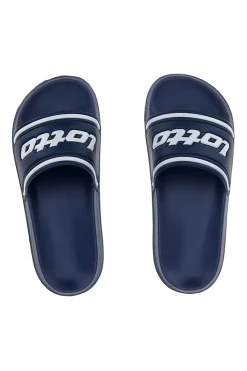 Ciabatte blu con logo Lotto MIDWAY IV SLIDE JR