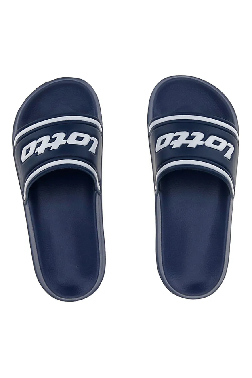 Ciabatte blu con logo Lotto MIDWAY IV SLIDE JR