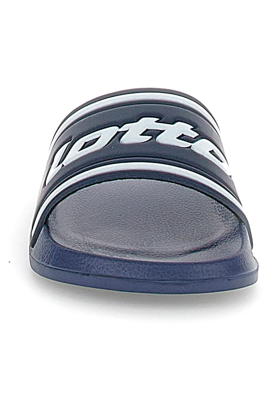 Ciabatte blu con logo Lotto MIDWAY IV SLIDE JR
