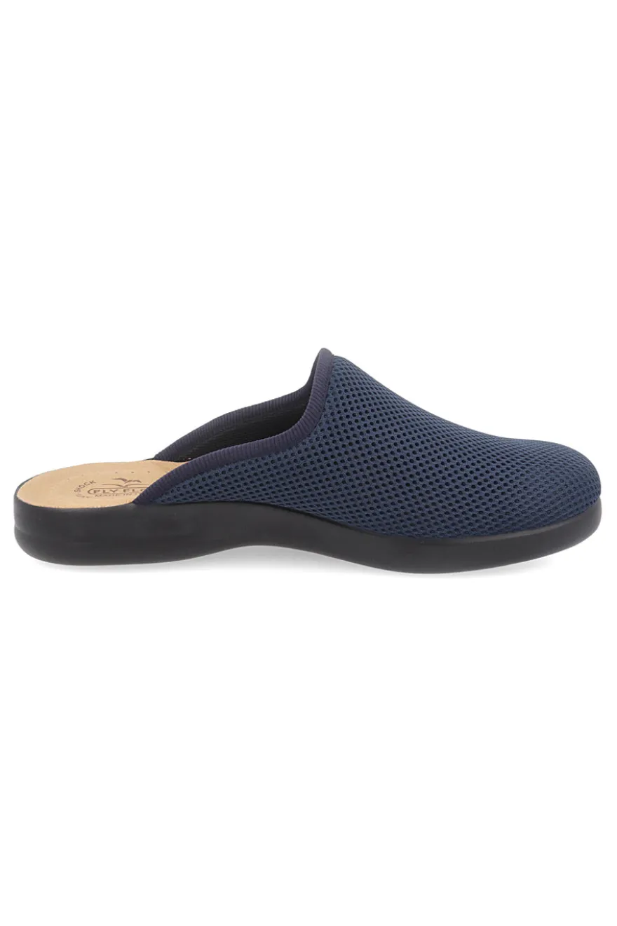 Ciabatte blu con plantare anatomico e antiscivolo Fly Flot 90P70118FB