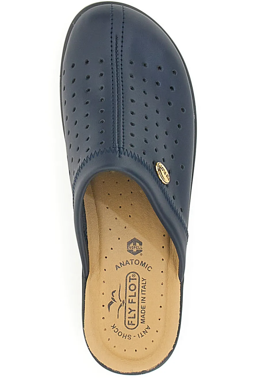 Ciabatte Blu Con Plantare Anatomico Made In Italy Fly Flot 5001
