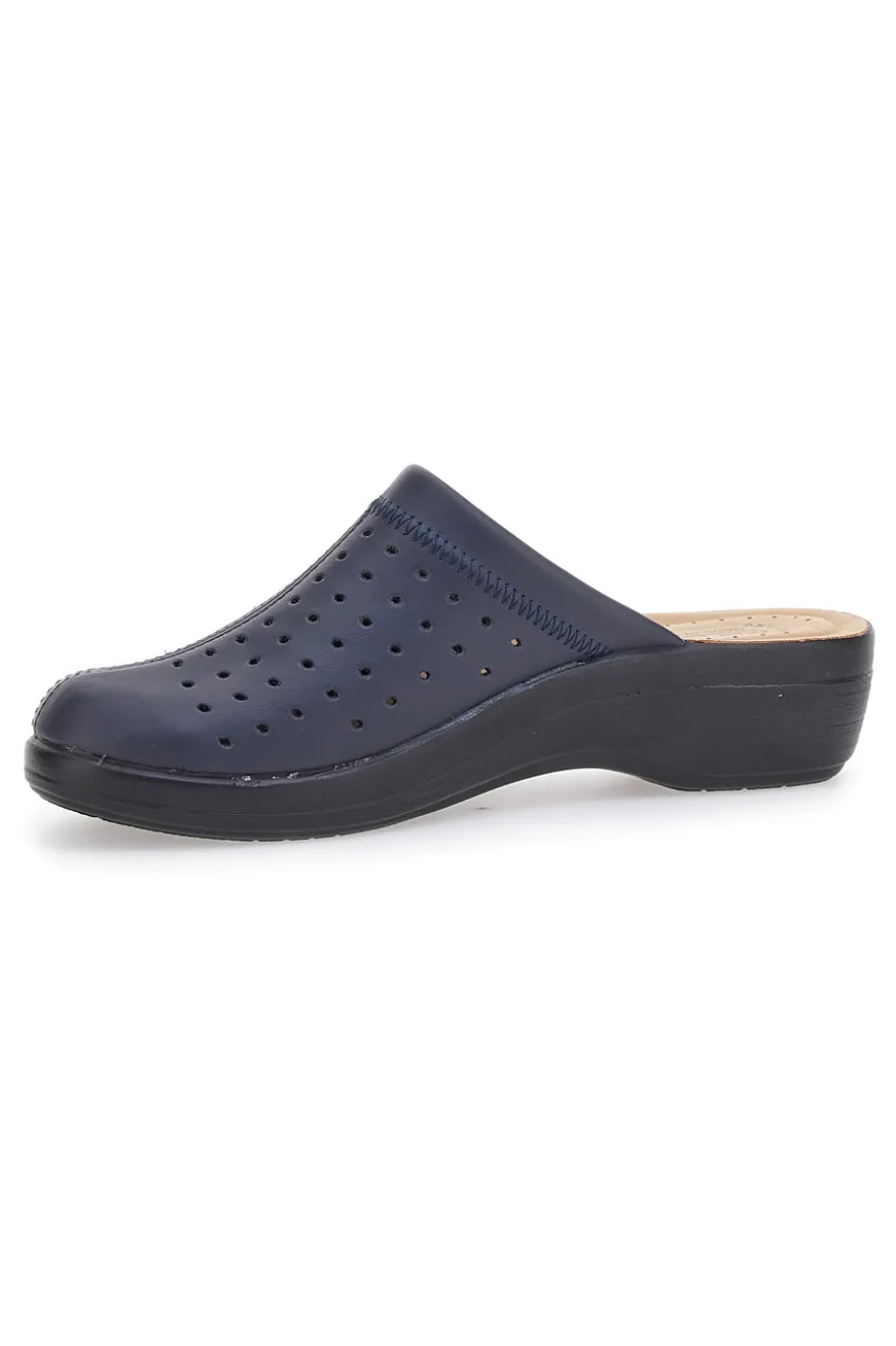 Ciabatte Blu Con Plantare Anatomico Made In Italy Fly Flot 5001