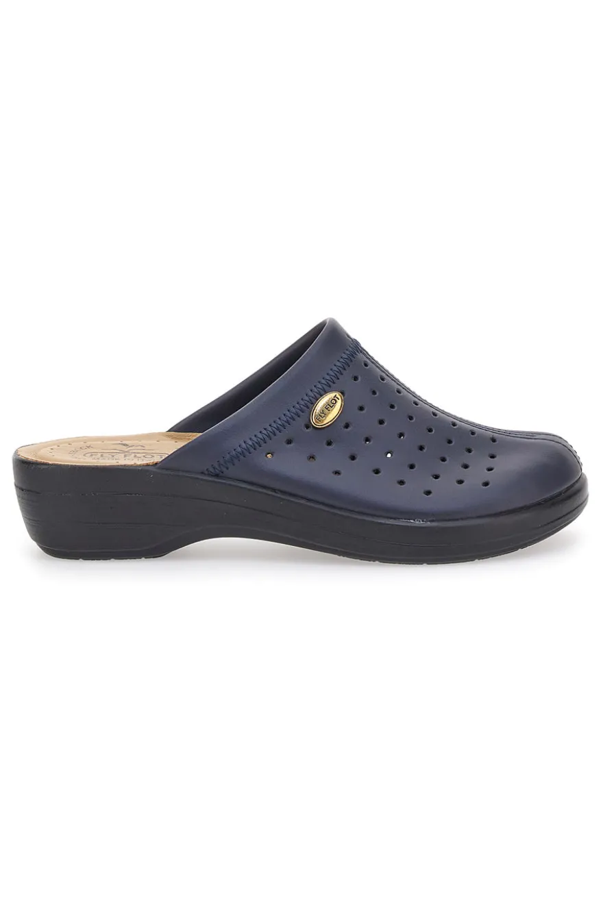 Ciabatte Blu Con Plantare Anatomico Made In Italy Fly Flot 5001