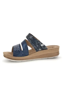 Ciabatte blu con plantare anatomico Inblu 62 FC