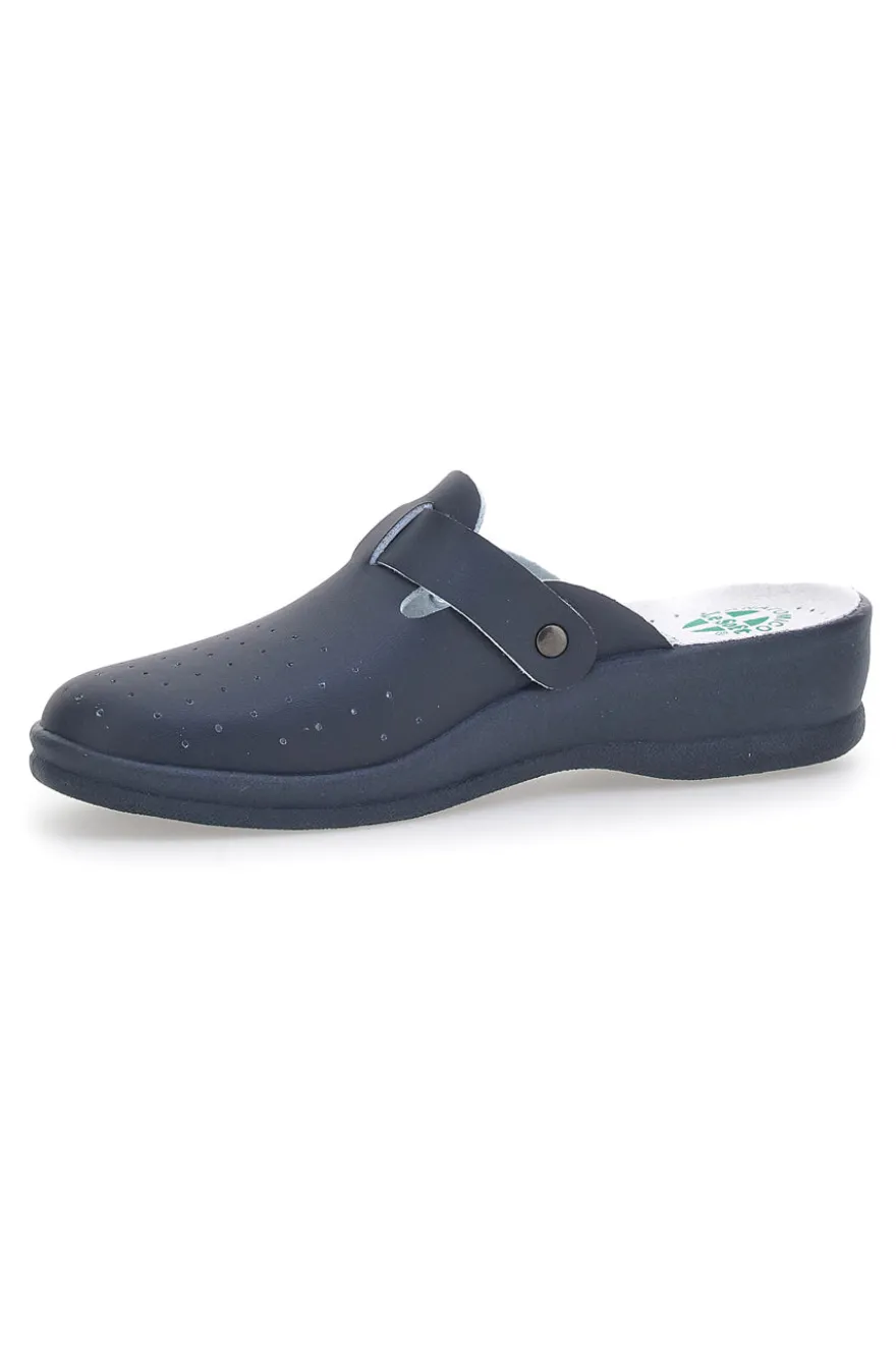 Ciabatte Blu Con Soletta Anatomica Made In Italy Le Soft 40010