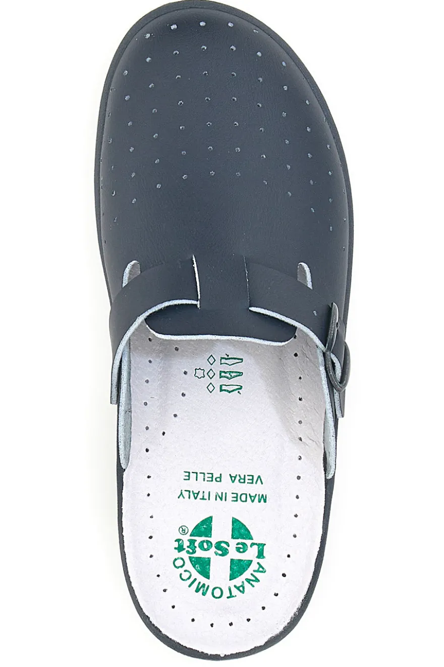Ciabatte Blu Con Soletta Anatomica Made In Italy Le Soft 40010