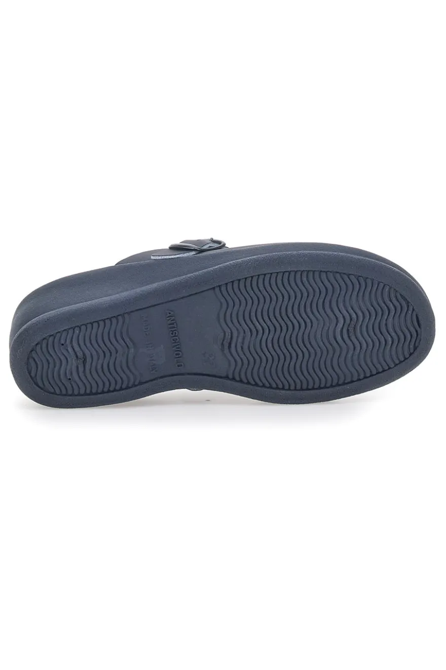 Ciabatte Blu Con Soletta Anatomica Made In Italy Le Soft 40010