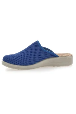 Ciabatte Blu con Sottopiede in Pelle FLY FLOT 83368FE
