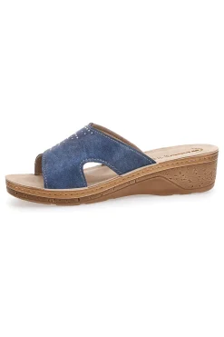Ciabatte Blu Con Strass Inblu 02 Pv