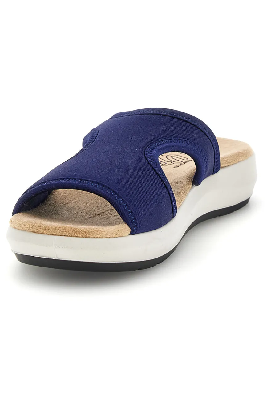 Ciabatte blu con suola antiscivolo e soletta comfort very soft Bio up 10