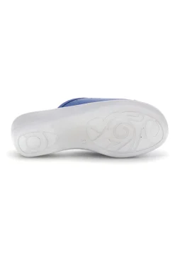 Ciabatte blu con zeppa Inblu 45N PL