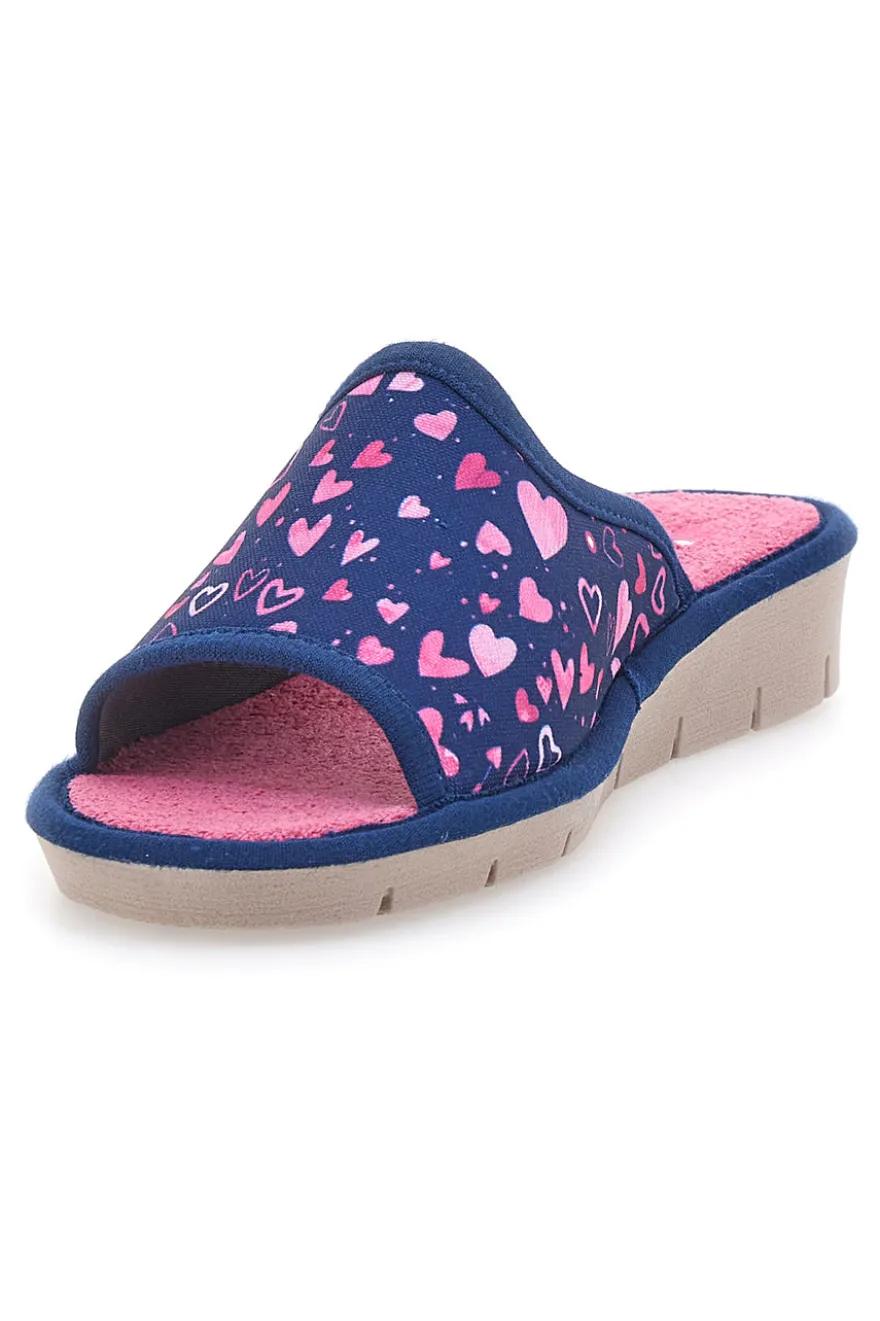 Ciabatte Blu e Rosa Made in Italy Linea Comoda 6974