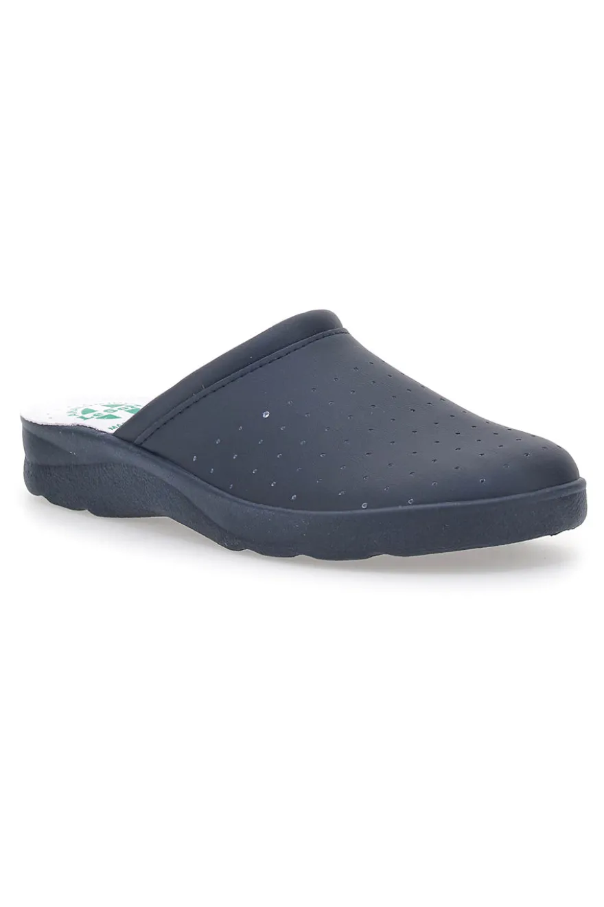 Ciabatte Blu Made In Italy Con Plantare Anatomico Le Soft 50002