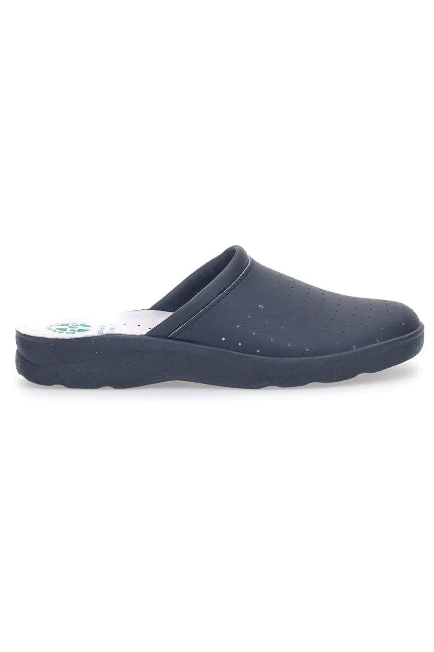 Ciabatte Blu Made In Italy Con Plantare Anatomico Le Soft 50002